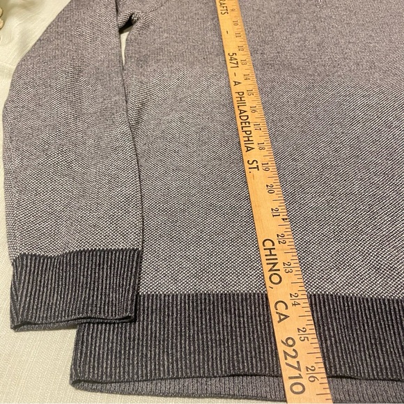 NWT Sweater Marine Layer RE Spun Men's Gray Color Long Sleeve Size M. - Picture 7 of 12